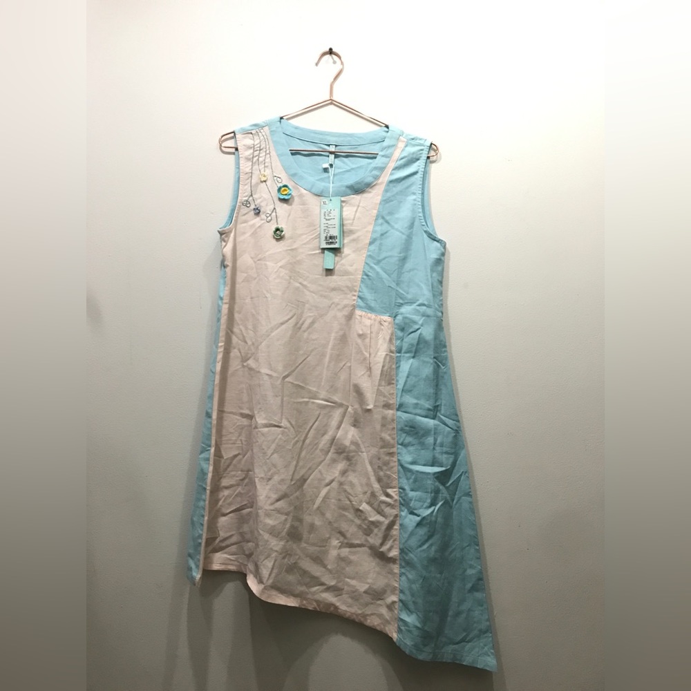 Bamboo linen cotton dress / pajama / leisure